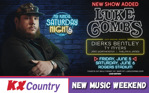 Luke Combs New Music Weekend!