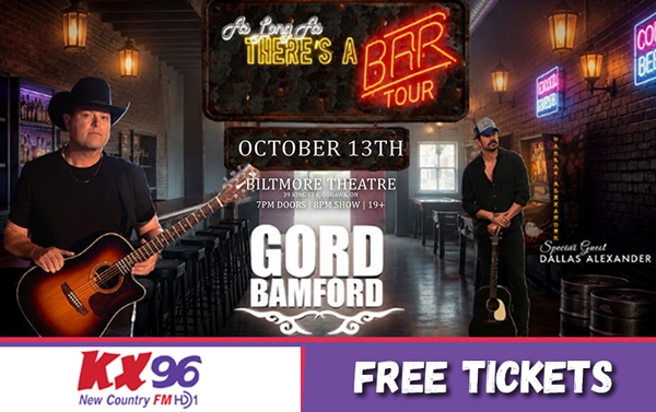 Free Tickets to Gord Bamford!