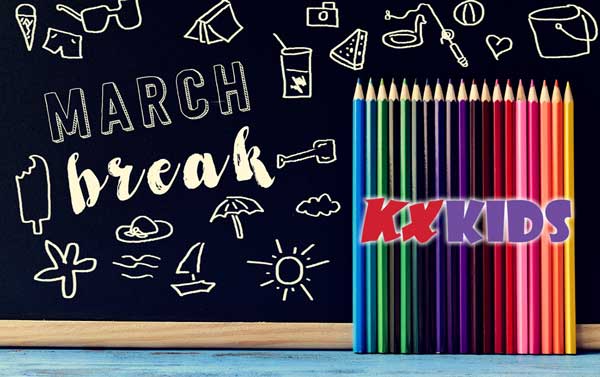 KX Kids March Break Bingo!