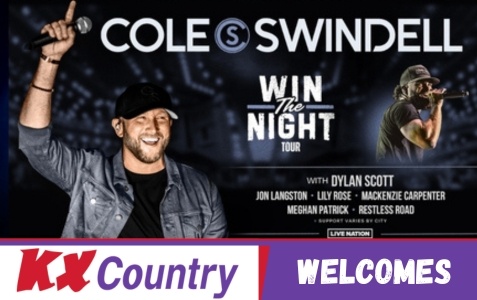 Cole Swindell with Meghan Patrick a...